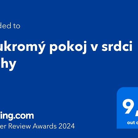 Soukromy Pokoj V Srdci Prahy Leilighet Praha Eksteriør bilde
